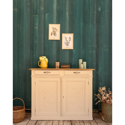 Buffet en bois beige Gilbert N°1735 - Bon état DEBONGOUT