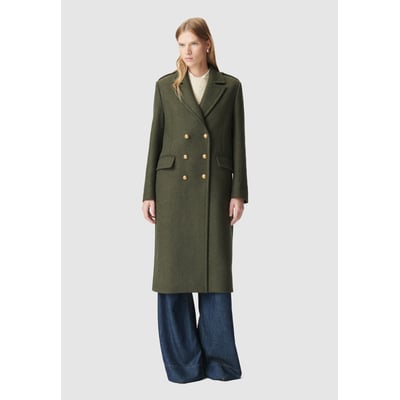 Manteau caban long bouton gravés IKKS