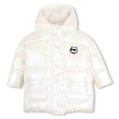 Doudoune à capuche KARL LAGERFELD KIDS