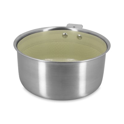 Casserole 20cm en acier inoxydable, AGLAE MENASTYL
