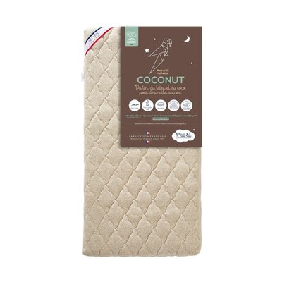 Matelas déhoussable coco, latex, lin P'TIT LIT