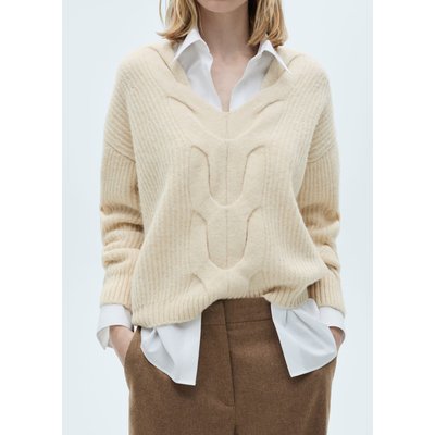 Pull-over torsades col V MANGO