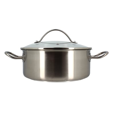 Marmite 24cm en acier inoxydable, PROFESSIONNEL MENASTYL