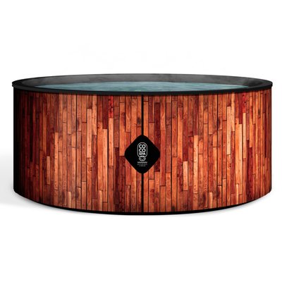 Piscine hors sol gonflable imitation bois COCO SPA
