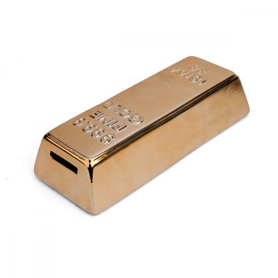 Tirelire lingot d'or KIKKERLAND