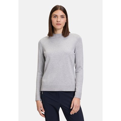 Pull-over en maille basique à col droit BETTY BARCLAY