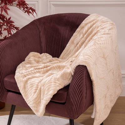 Plaid imitation fourrure AUTOMN ATMOSPHERA