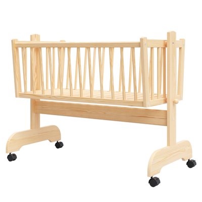 Berceau bébé - EMILIE - 90x40 cm - Matelas Inclus - Bois PREMIERS MOMENTS
