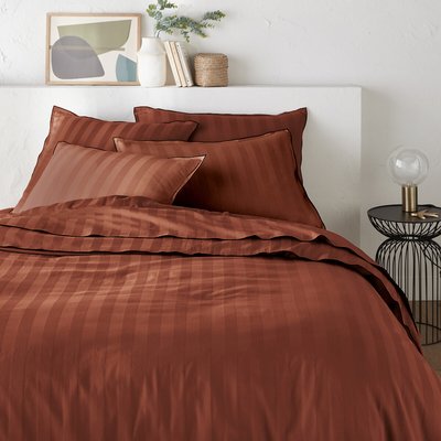 Housse de couette satin de coton lavé, Victor rayé LA REDOUTE INTERIEURS