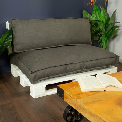 Coussin de palette gris foncé PIER IMPORT