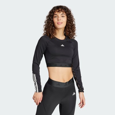 T-shirt de training court à manches longues Hyperglam adidas Performance