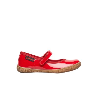 Ballerine rouge vernis fille store