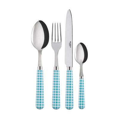 Set de 4 couverts de table, Vichy SABRE