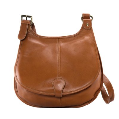 Sac besace bandoulière cuir lisse CARTOUCHIERE OH MY BAG