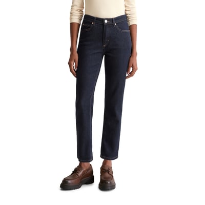 Jeans Modèle Linde straight cropped en coton-lyocell stretch MARC O'POLO