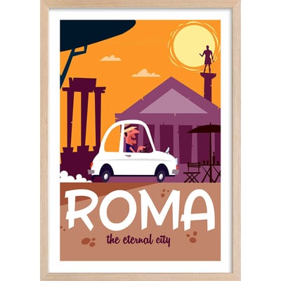 Affiche Voyage à Rome HEXOA
