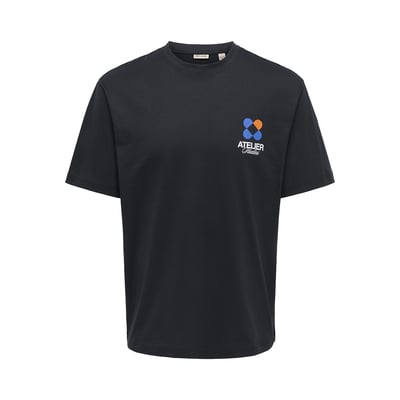 T-shirt manches courtes, imprimé dos ONLY & SONS