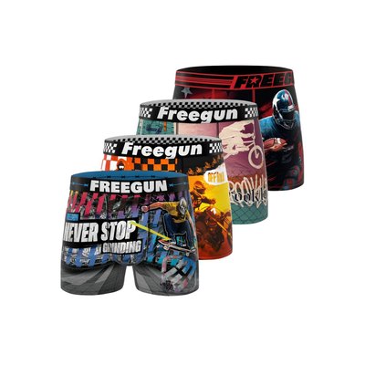 Lot De 4 Boxers Xtrem' Sport FREEGUN