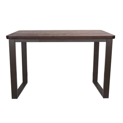 Table repas en bois massif et acier - NEVADA MATHI DESIGN
