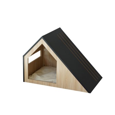 Niche d'intérieur en bois avec coussin, VILLA BAGANE