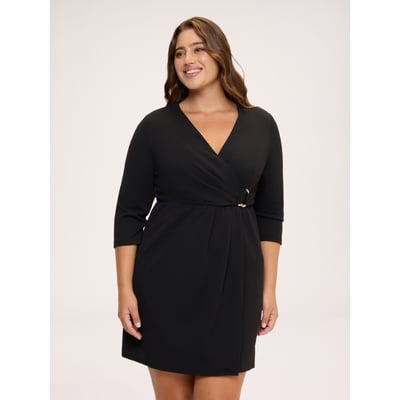 Robe portefeuille avec boucle FIORELLA RUBINO
