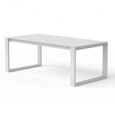 Table repas en aluminium avec plateau céramique, COMO AU JARDIN DE CHLOÉ