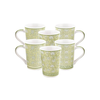 Lot de 6 mugs, SOLIMAN ARTIME