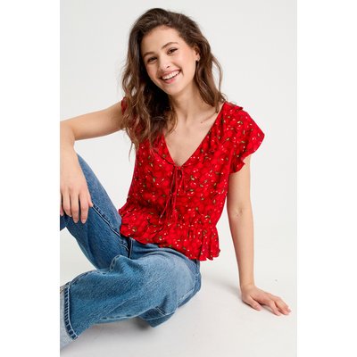 Blouse sans manches nouée CACHE CACHE