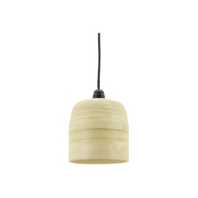 Abat-jour cloche pour suspension en bambou naturel AUBRY GASPARD