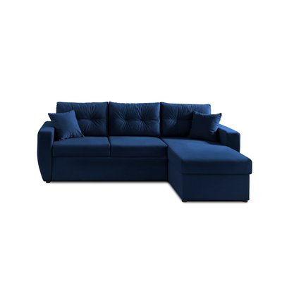 Canapé d'Angle Convertible en Velours 4 places - ASTORIA LISA DESIGN