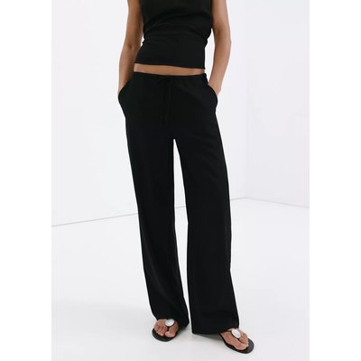 Pantalon droit taille normale MANGO