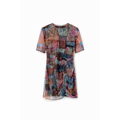 Robe courte forêt - MATERIAL FINISHES - XL DESIGUAL
