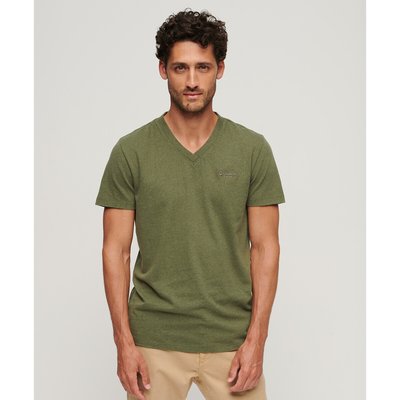 T-shirt col V Vintage Logo SUPERDRY