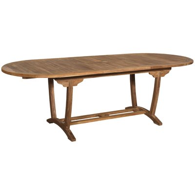 Table MAINAN Ovale 180-240x100x75 Teck Premium TECK'LINE