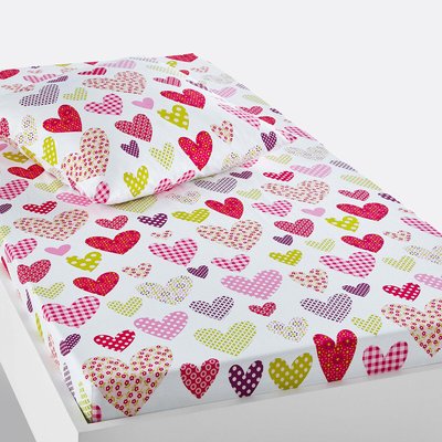 Freedom Heart 100% Cotton Heart Fitted Sheet SO'HOME