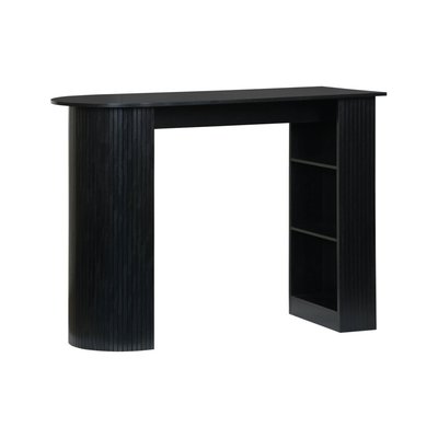 Table bar, table haute de cuisine décor bois avec rangements WALLIS SWEEEK
