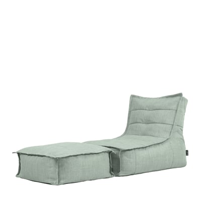 Pouf chauffeuse et repose-pieds de jardin Oeko-Tex® - DOLCE ICON