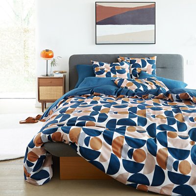 LA REDOUTE INTERIEURS Housse de couette coton, Combo