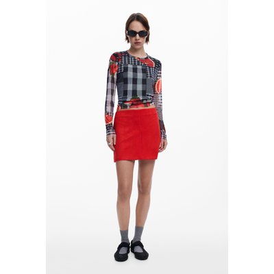 Jupe en daim mini DESIGUAL