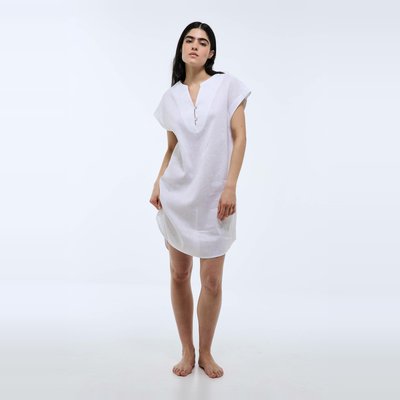 Chemise de nuit sans manches unie MONOPRIX