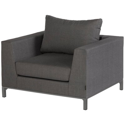 Fauteuil de jardin en aluminium et tissu SICILIË WOOOD