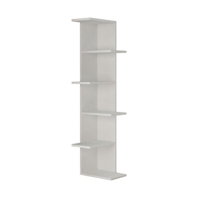 Etagère d'angle 6 tablettes blanc H141 cm - Saso CALICOSY
