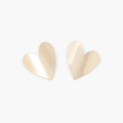 Boucles d'oreilles cœur géant BALABOOSTE