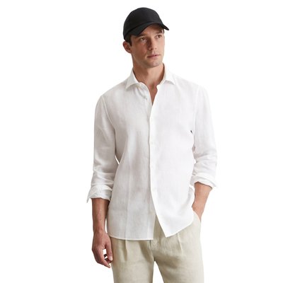 Chemise shaped en pur lin MARC O'POLO