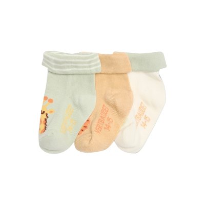 Lot de 3 paires de chaussettes "savane" VERTBAUDET