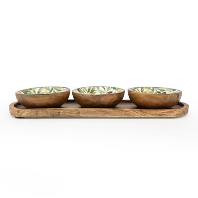 Set of 3 Olives Dip Bowls SO'HOME