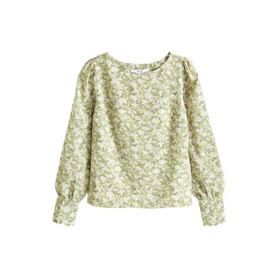 Blouse manches longues à col ras du cou NEXT