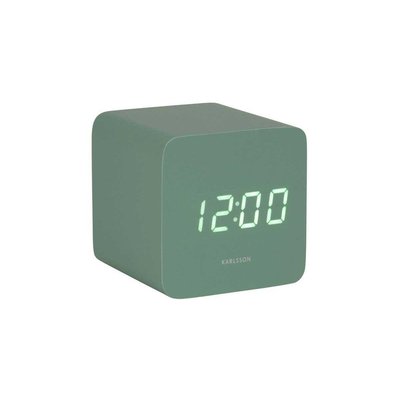 Réveil carré LED en MDF Spry PRESENT TIME