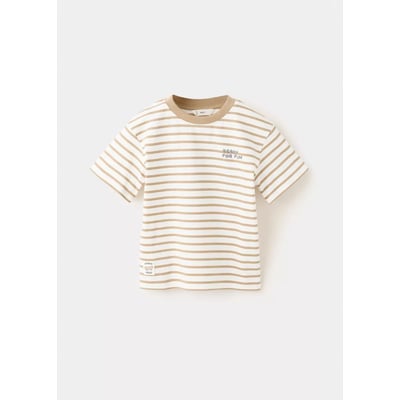 T-shirt 100 % coton rayures MANGO BABY