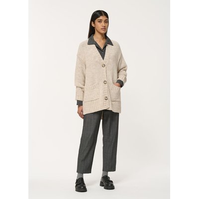 Cardigan oversize en maille épaisse HUMILITY